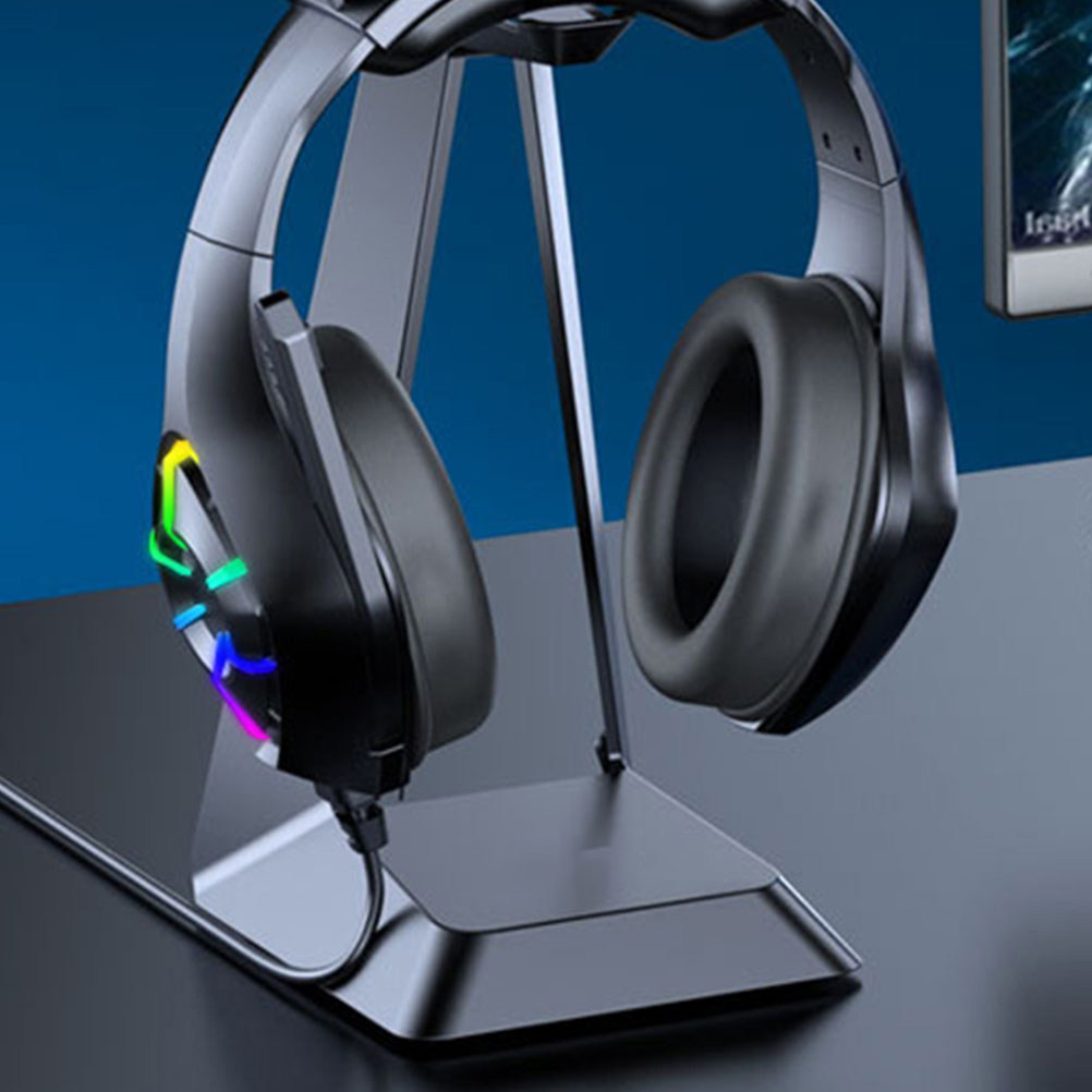 Desk Setup Headphones - Gaming Headset Hanging Stand Stable Base