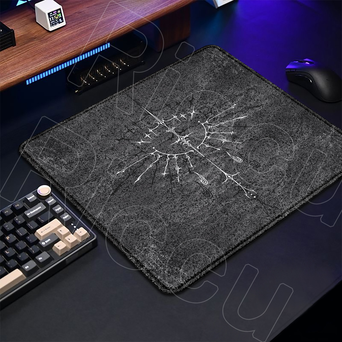 Desk Setup Dark - Anime Gothic Dark Wind tattoo Small