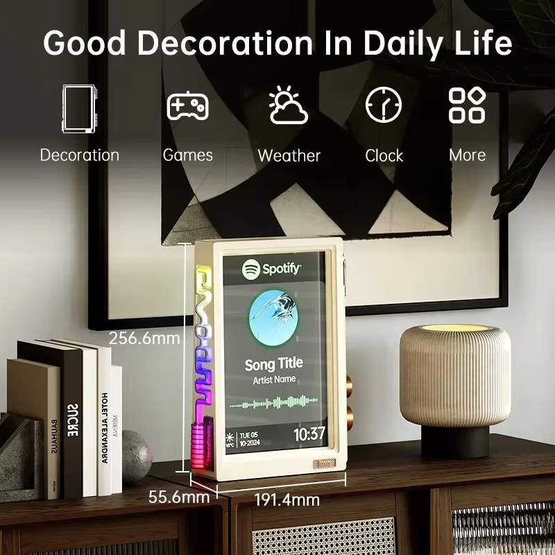 Desk Setup Gifts - Digital Picture Frame Transparent Smart Digital