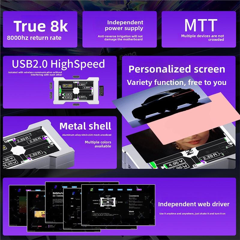 A42Z-Gaming USB Hub - 2-To-3 P - Desk Setup Usb Hub บทวิจารณ์และราคา