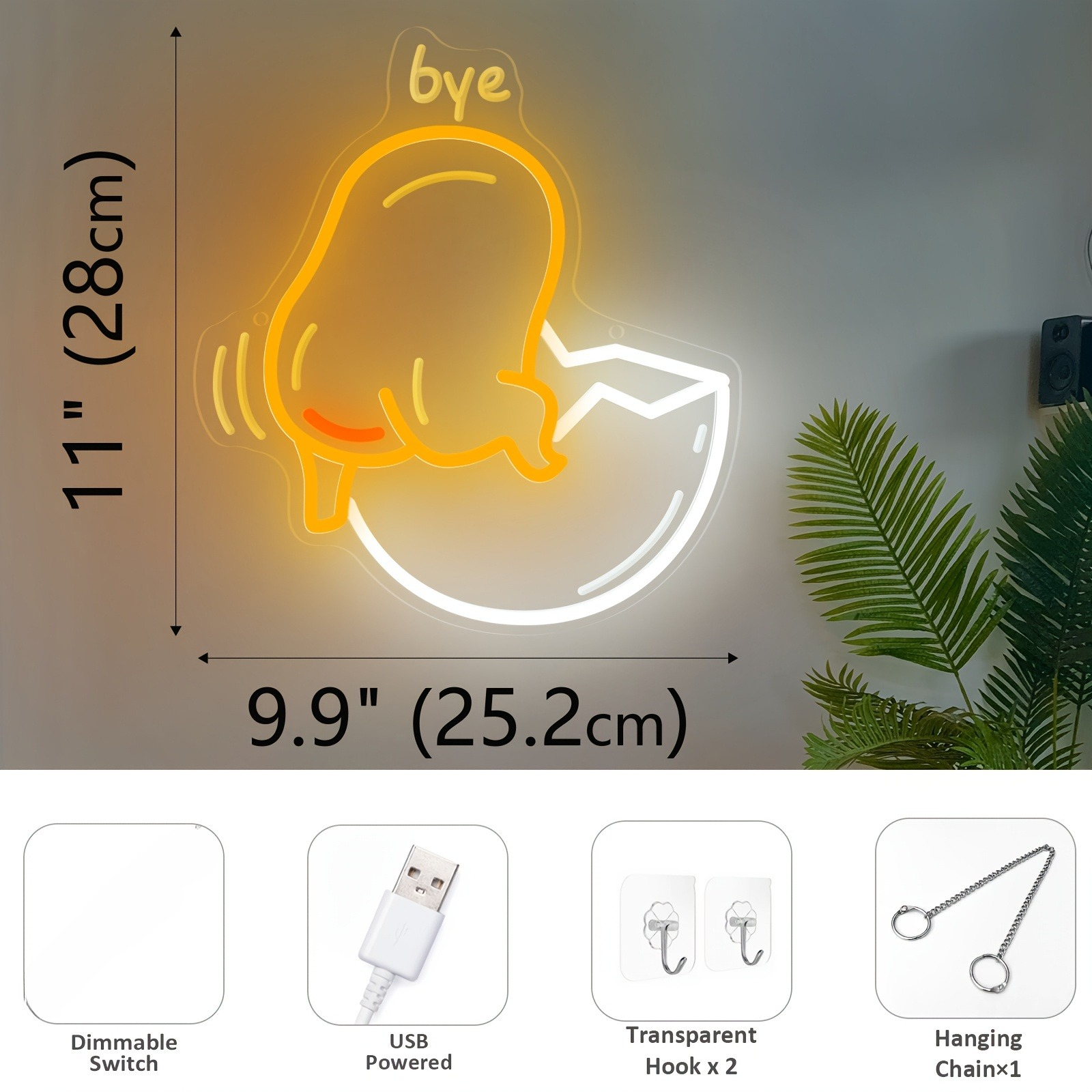 Sanrio Egg Yolk LED Neon Light - Desk Room Setup บทวิจารณ์และราคา