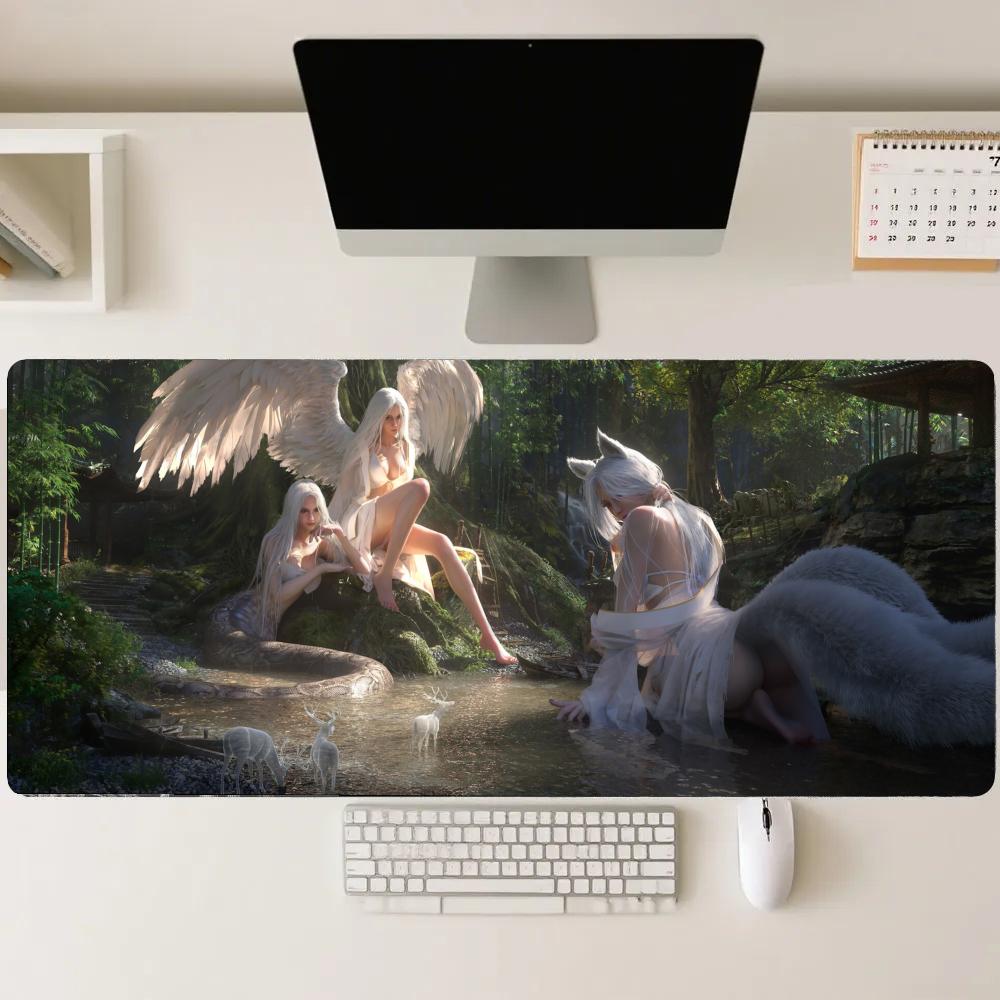 Forest girl Gaming Mats Extend - Desk Setup Girl บทวิจารณ์และราคา