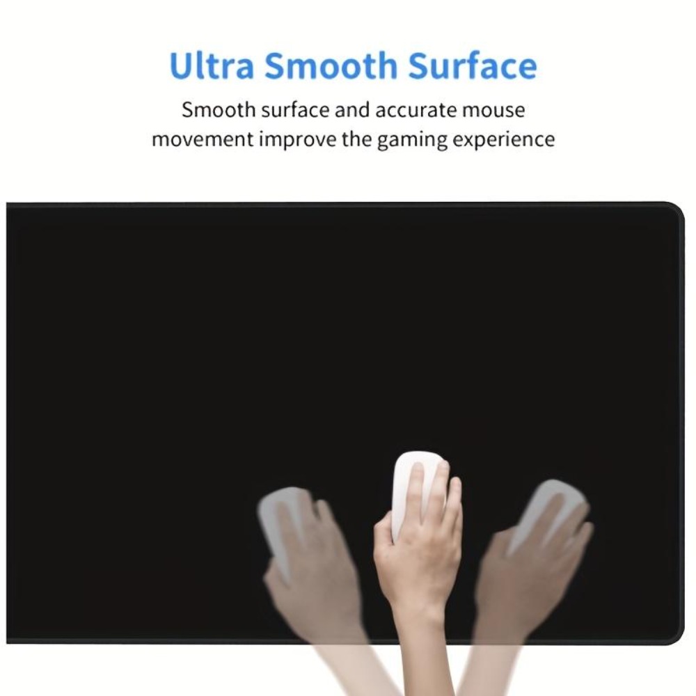Mouse Pad Dark Style Lace Edge - Desk Setup Dark บทวิจารณ์และราคา