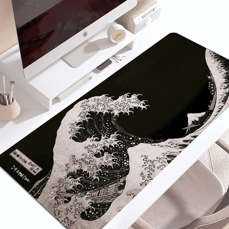 The Great Wave Off Kanagawa Bl - Desk Setup Black บทวิจารณ์และราคา