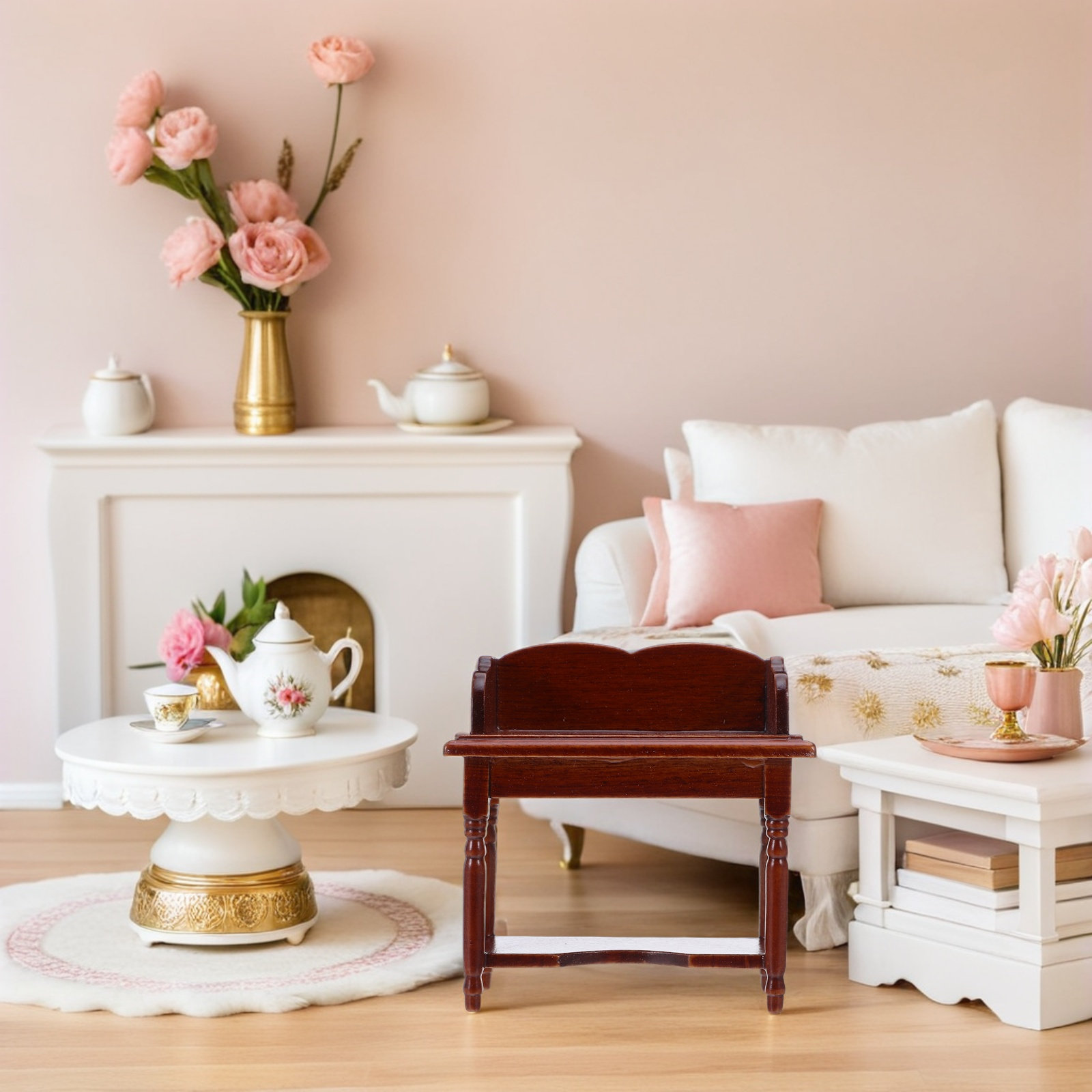 Miniature Wooden Desk Vintage  - Desk Setup Living Room บทวิจารณ์และราคา
