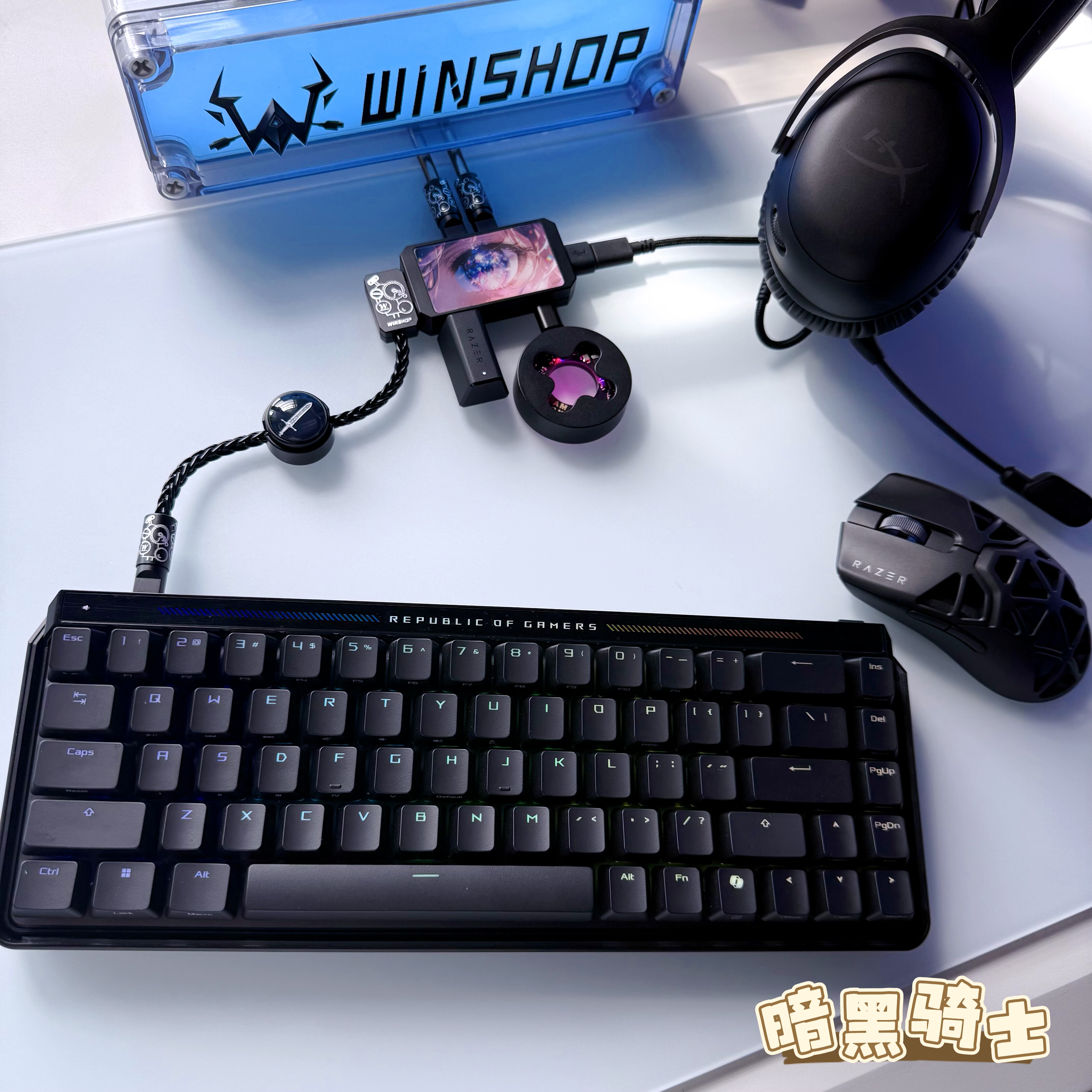 WINSHOP Esports USB HUB 2-in-1 - Desk Setup Usb Hub บทวิจารณ์และราคา
