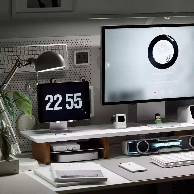 Modern Monitor Riser Stand Erg - Desk Setup Living Room บทวิจารณ์และราคา