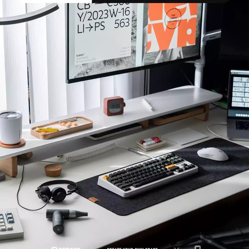 Modern Monitor Riser Stand Erg - Desk Setup Living Room บทวิจารณ์และราคา