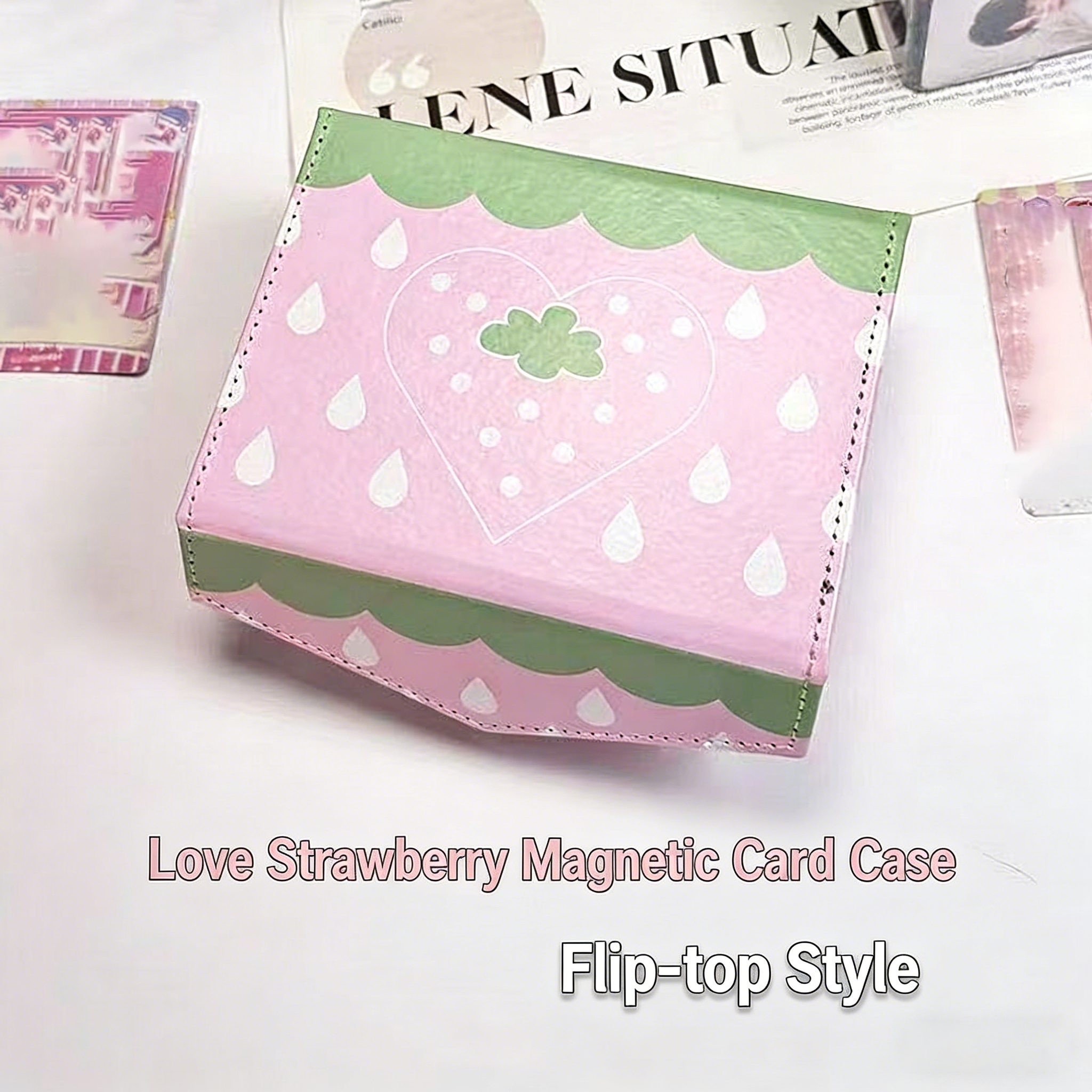 New Cute Strawberry Girl Heart - Korean Desk Setup บทวิจารณ์และราคา