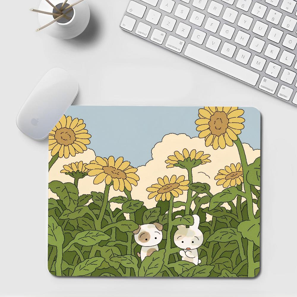 Green Plant Desk Mat Cute Kawa - Korean Desk Setup บทวิจารณ์และราคา