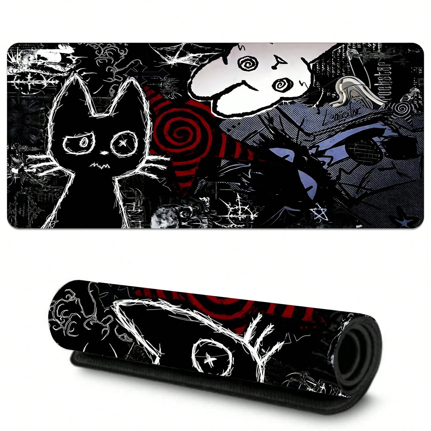 Dark Punk Anime Mouse Pad XL C - Desk Setup Dark บทวิจารณ์และราคา
