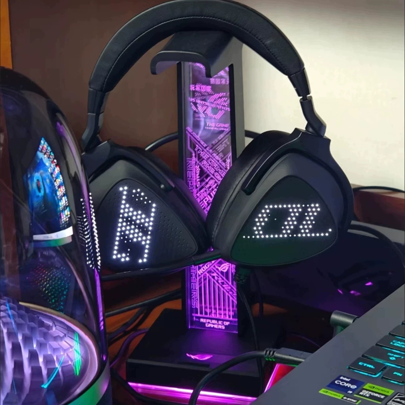RGB Gaming Headphone Stand wit - Desk Setup Headphones บทวิจารณ์และราคา