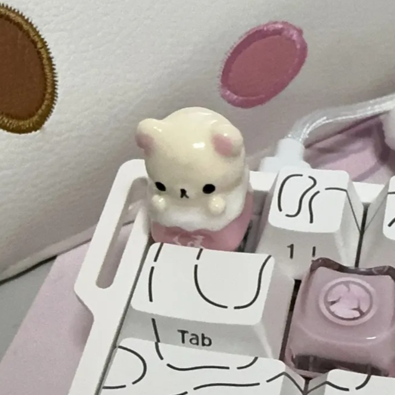Kawaii Rilakkuma Keycaps Relax - Desk Setup Girl บทวิจารณ์และราคา