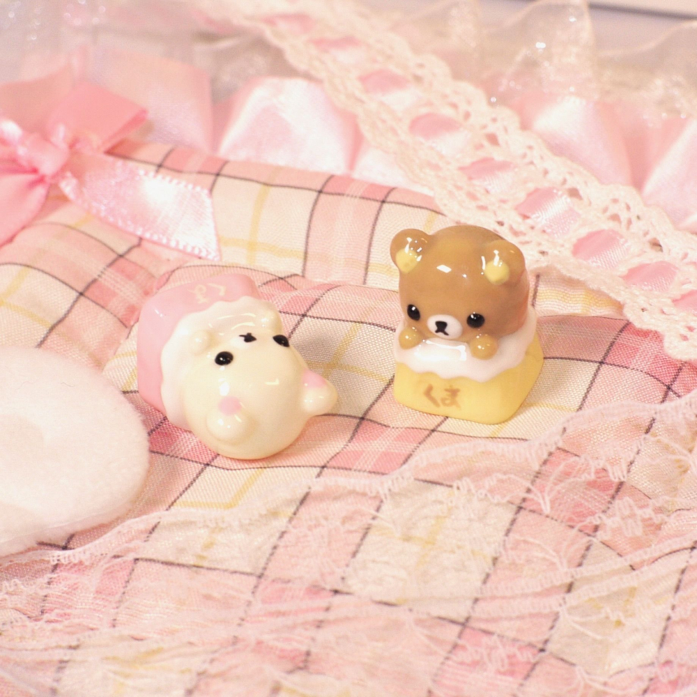 Kawaii Rilakkuma Keycaps Relax - Desk Setup Girl บทวิจารณ์และราคา