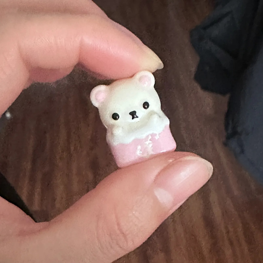 Kawaii Rilakkuma Keycaps Relax - Desk Setup Girl บทวิจารณ์และราคา