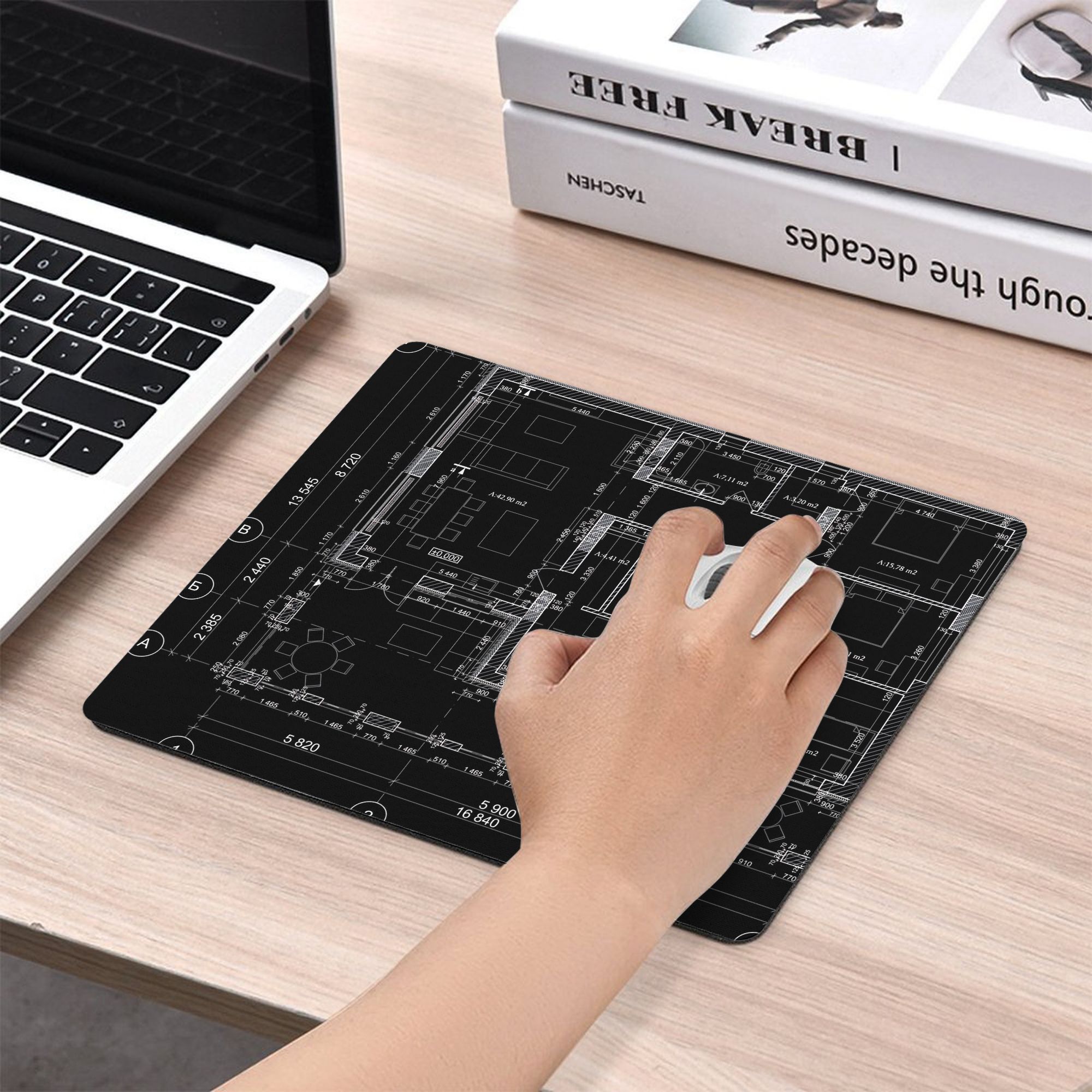 Detailed Architectural Private - Desk Setup Layout บทวิจารณ์และราคา