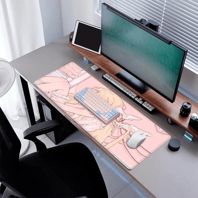 Kawaii Cute Angel Girl Mouse P - Desk Setup Girl บทวิจารณ์และราคา