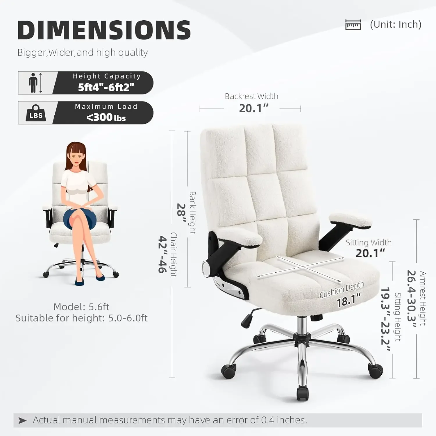 ergonomic high-back desk chair - Desk Setup Living Room บทวิจารณ์และราคา