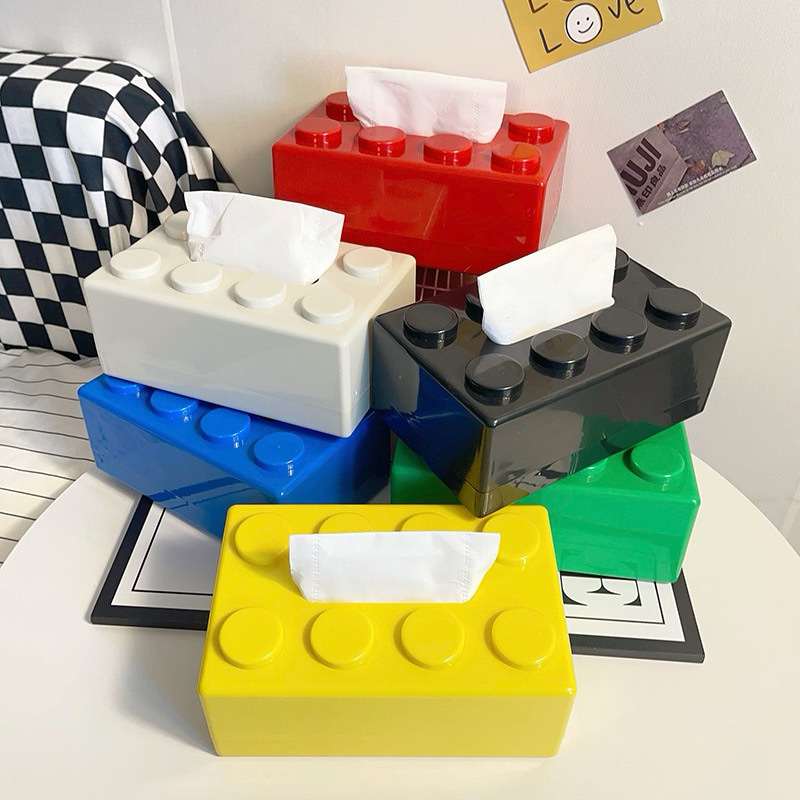 Building Block Shaped Tissue B - Desk Setup Developer บทวิจารณ์และราคา