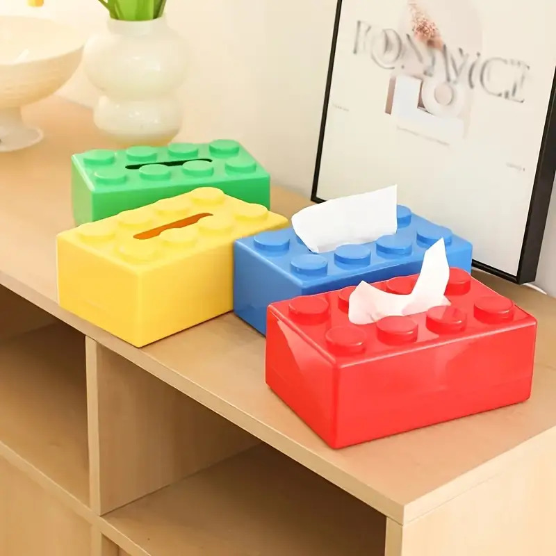 Building Block Shaped Tissue B - Desk Setup Developer บทวิจารณ์และราคา
