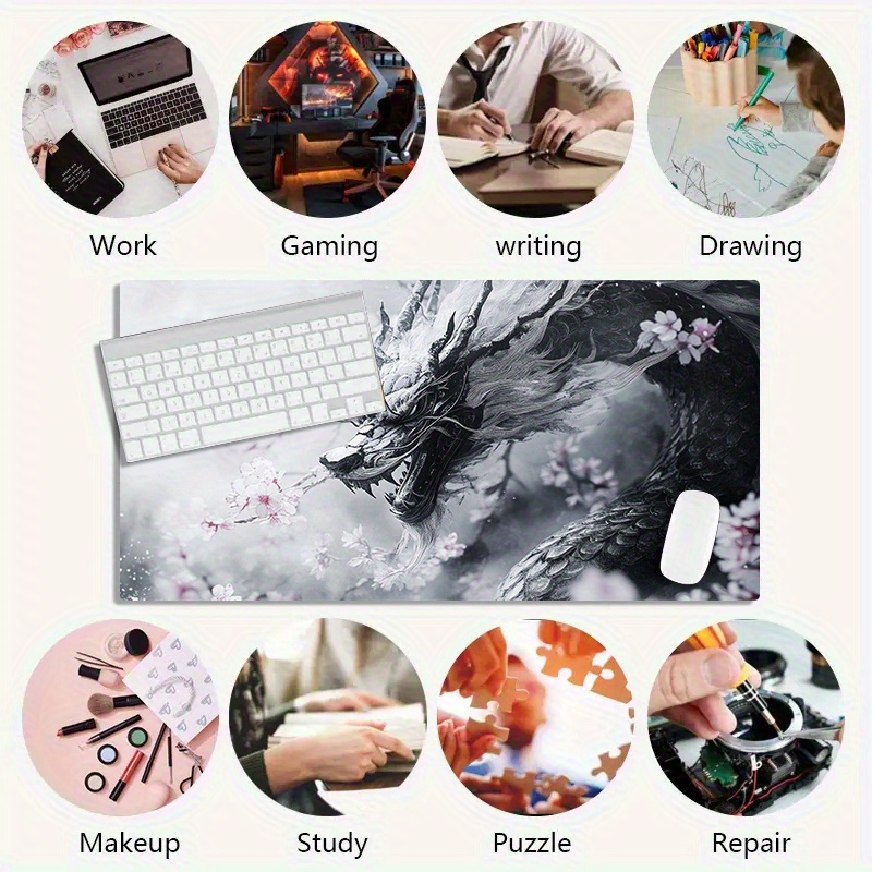 Large Mouse Pad Desk Mat Cloth - Desk Setup Gifts บทวิจารณ์และราคา
