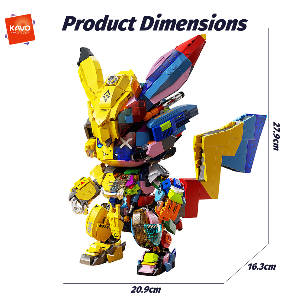 KAVOWORLD 1505 PCS DIY Mecha A - Desk Setup Gifts บทวิจารณ์และราคา