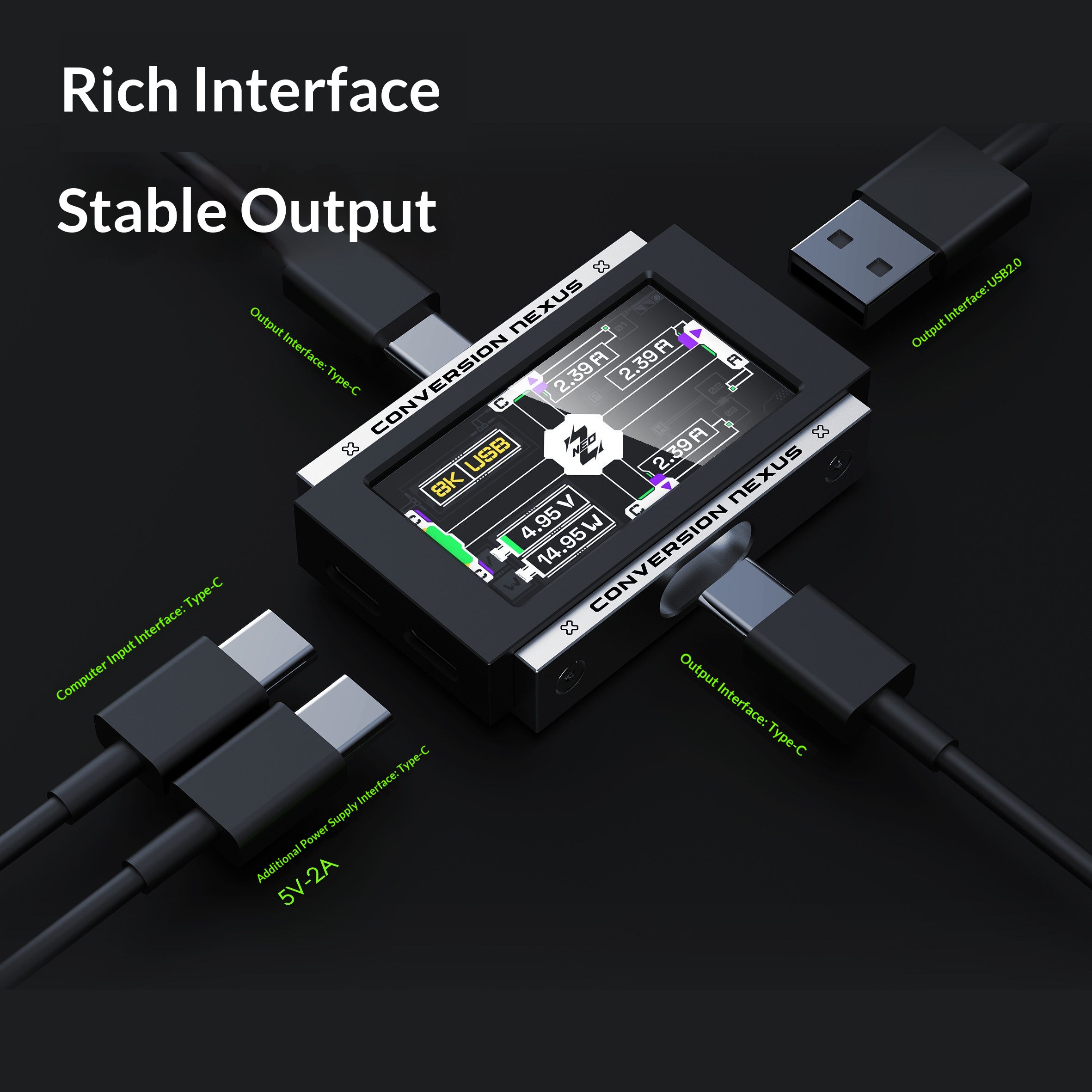 HUESPARK HM LAB HUB Gaming USB - Desk Setup Usb Hub บทวิจารณ์และราคา