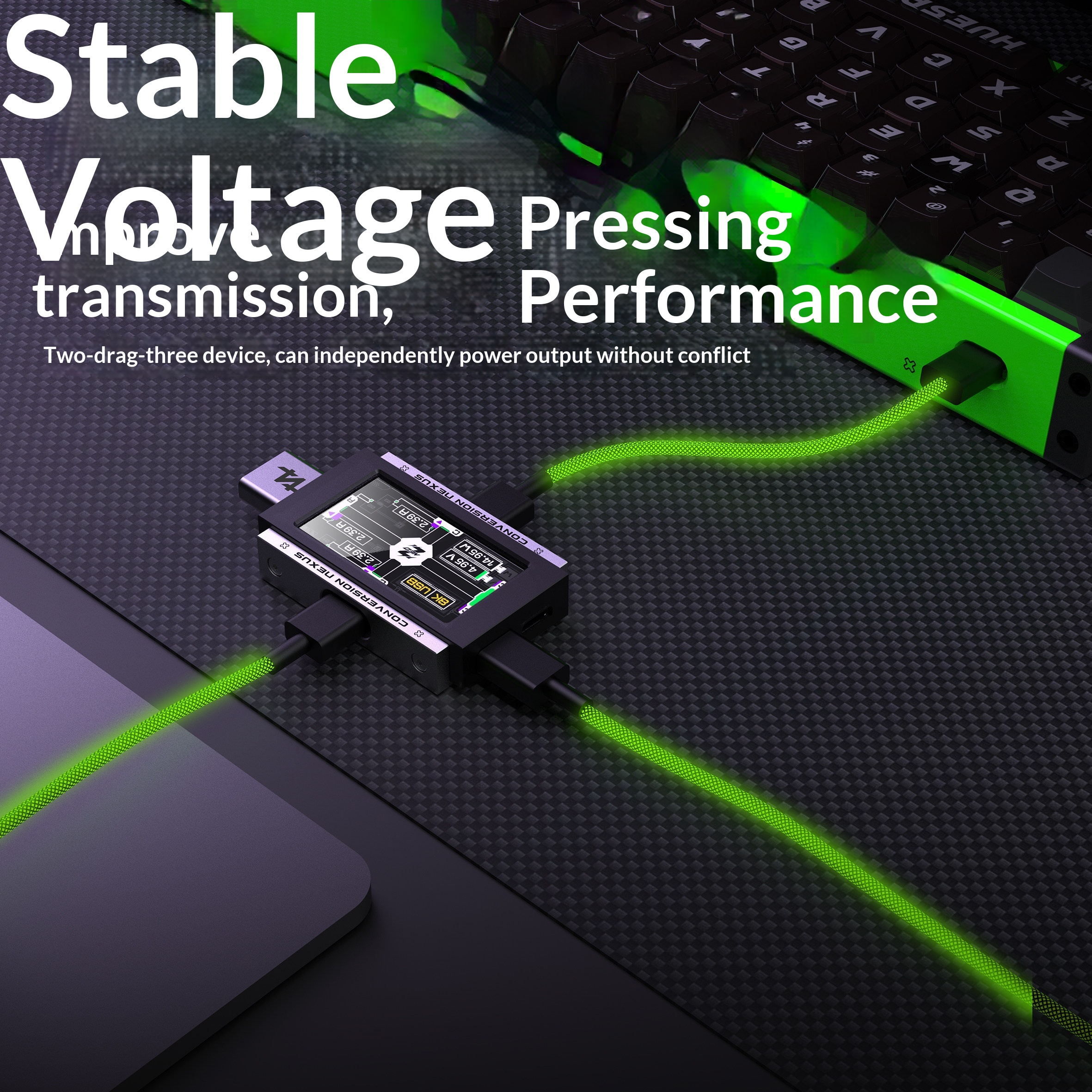 HUESPARK HM LAB HUB Gaming USB - Desk Setup Usb Hub บทวิจารณ์และราคา