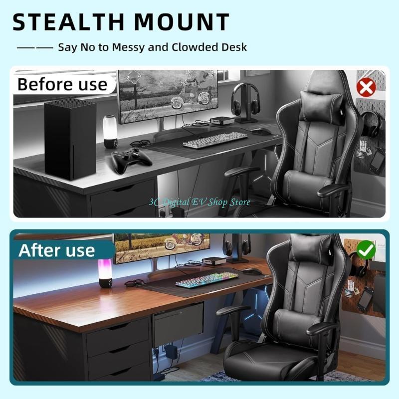 E74D Metal Under Desk Organize - Desk Setup Xbox บทวิจารณ์และราคา