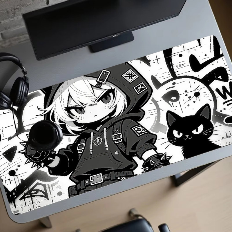 Large Gaming Mouse Pad Anime G - Desk Setup Girl บทวิจารณ์และราคา