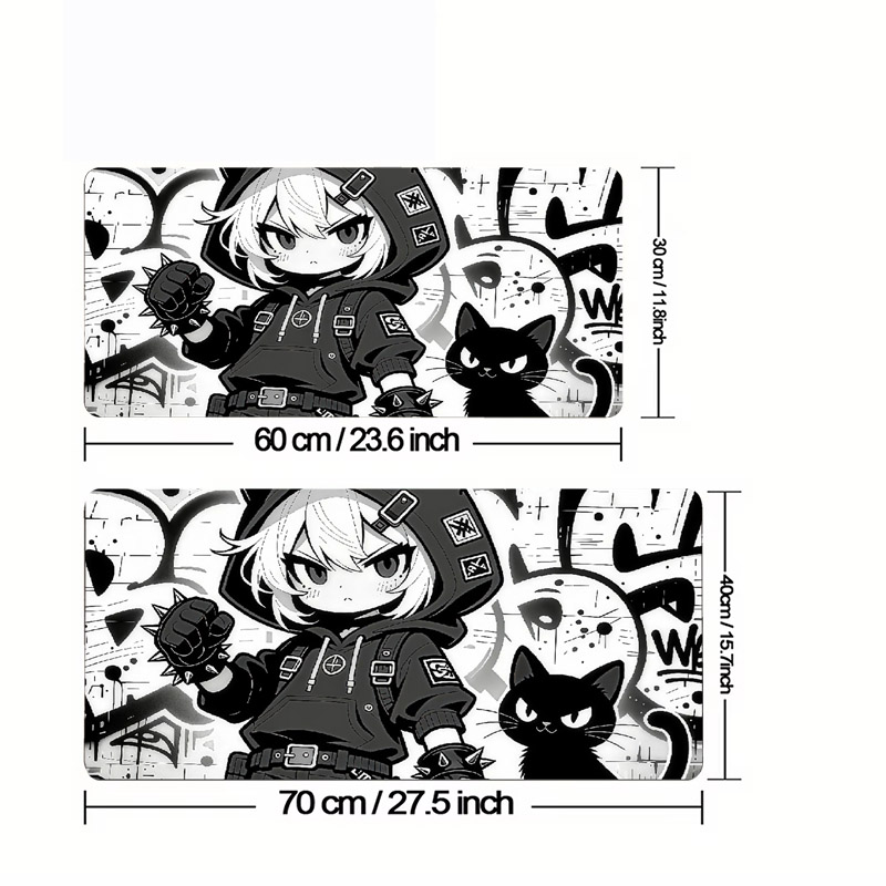 Large Gaming Mouse Pad Anime G - Desk Setup Girl บทวิจารณ์และราคา