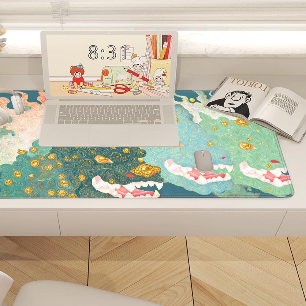 HYBXAXC Mythic Dragon Desk Mat - Desk Setup Gifts บทวิจารณ์และราคา
