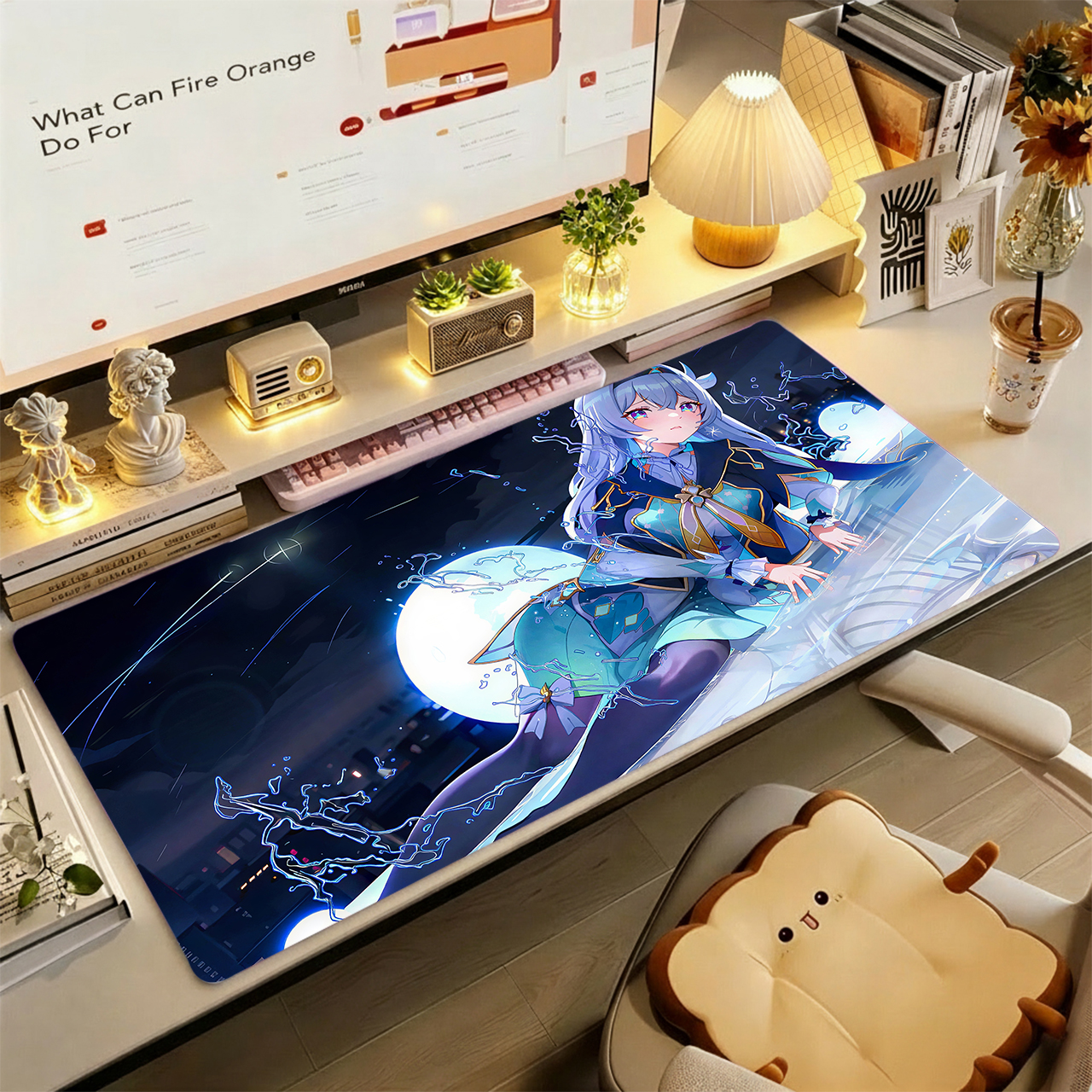 Gaming Mouse Pad, Large Desk M - Desk Setup Girl บทวิจารณ์และราคา