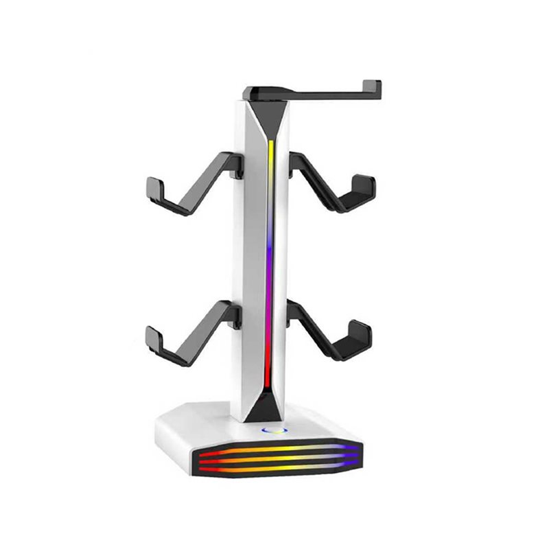 B47C RGB Earphone Rack For PC  - Desk Setup Headphones บทวิจารณ์และราคา