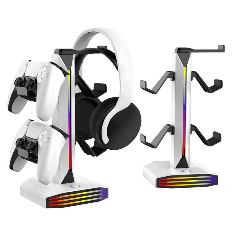 B47C RGB Earphone Rack For PC  - Desk Setup Headphones บทวิจารณ์และราคา