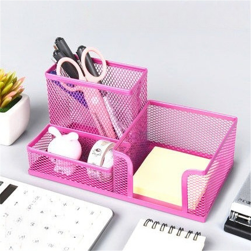 3/4 Grid Storage Box Metal Bla - Desk Setup Black บทวิจารณ์และราคา