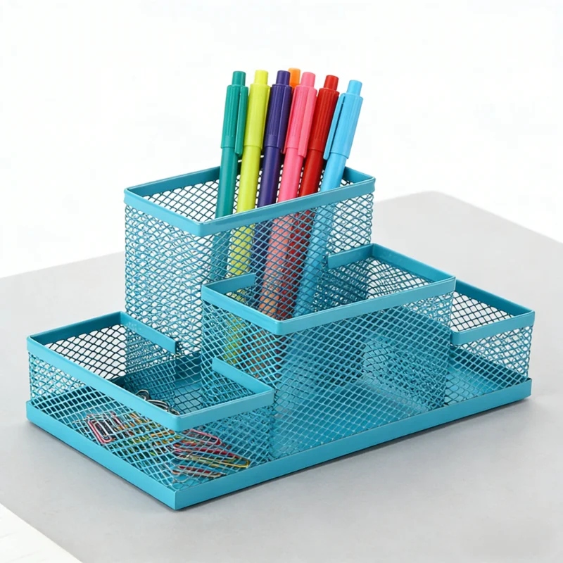 3/4 Grid Storage Box Metal Bla - Desk Setup Black บทวิจารณ์และราคา