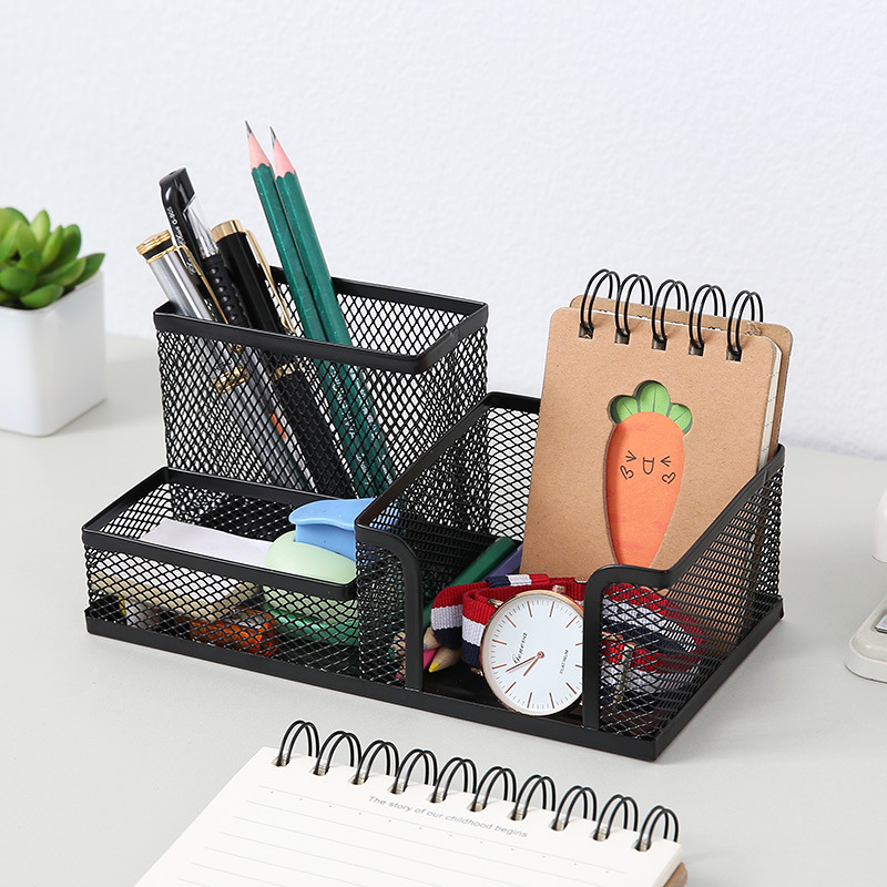 3/4 Grid Storage Box Metal Bla - Desk Setup Black บทวิจารณ์และราคา