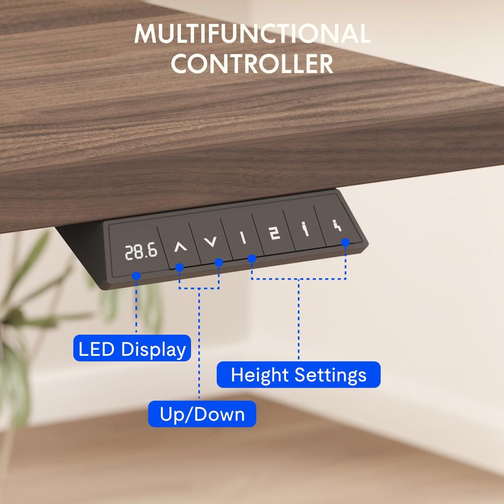 60x24 OnePiece Electric Standi - Desk Setup Black บทวิจารณ์และราคา