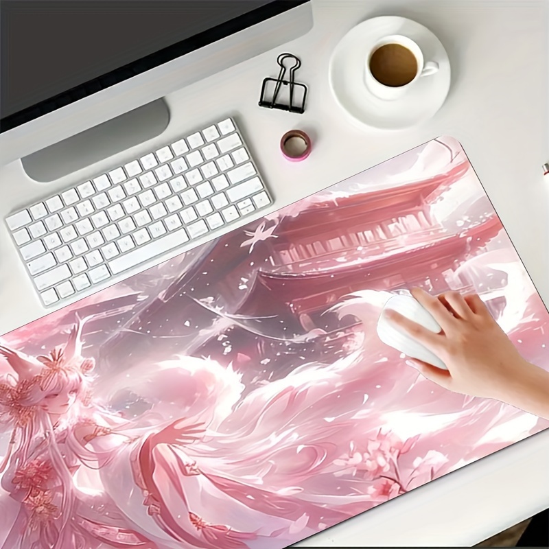 Anime Fox Girl Desk Mat, Exten - Desk Setup Girl บทวิจารณ์และราคา