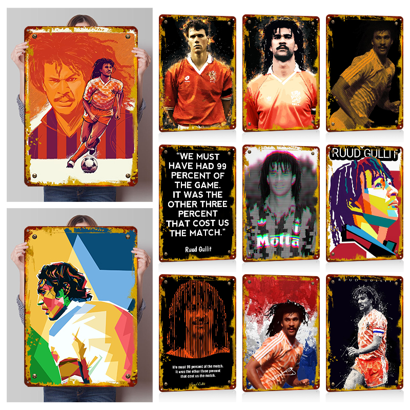 Ruud Gullit Football Player Wa - Desk Room Setup บทวิจารณ์และราคา