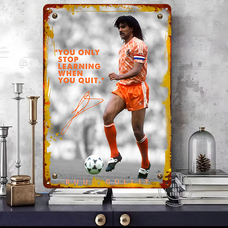 Ruud Gullit Football Player Wa - Desk Room Setup บทวิจารณ์และราคา