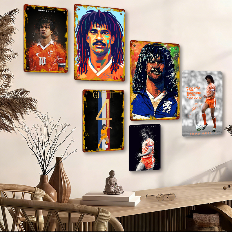 Ruud Gullit Football Player Wa - Desk Room Setup บทวิจารณ์และราคา