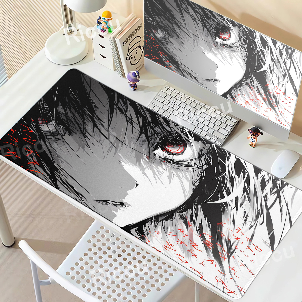 Text Anime Girl Large Mouse Pa - Desk Setup Girl บทวิจารณ์และราคา