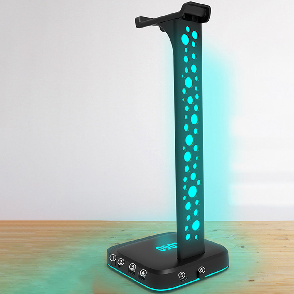 Rgb Headset Stand for Desk Gam - Desk Setup Headphones บทวิจารณ์และราคา