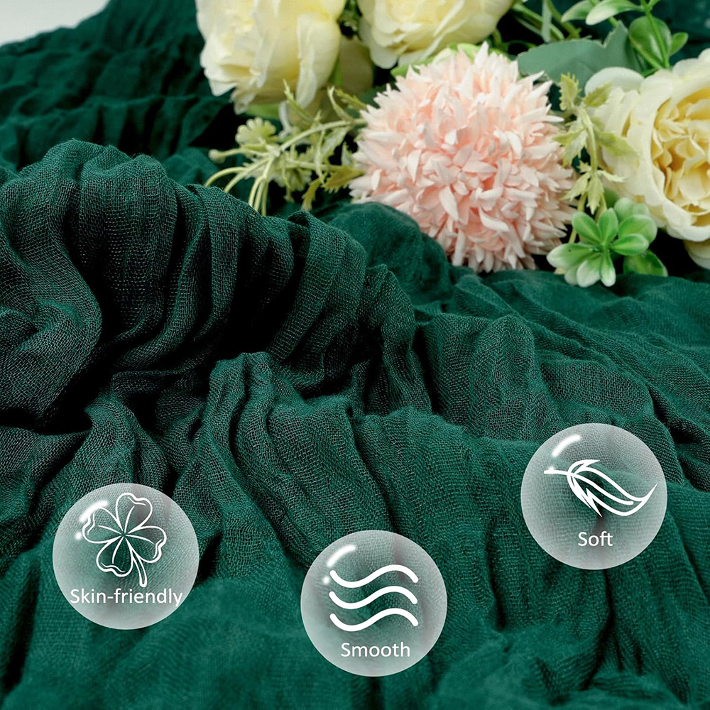 Emerald Green Cheesecloth Tabl - Desk Setup Dark บทวิจารณ์และราคา