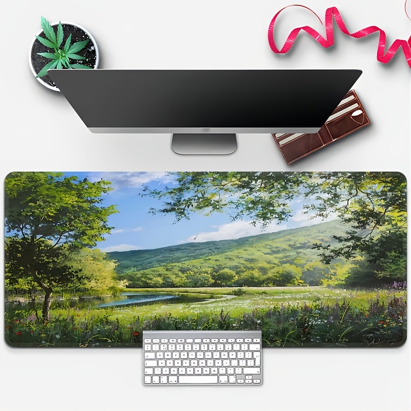 Desk Mat Mouse Pad Large Cloth - Desk Setup Gifts บทวิจารณ์และราคา