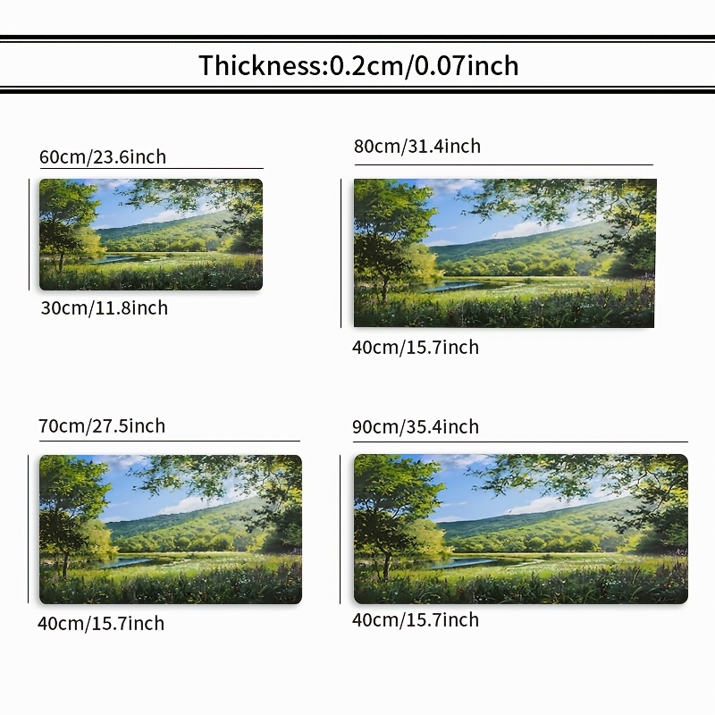 Desk Mat Mouse Pad Large Cloth - Desk Setup Gifts บทวิจารณ์และราคา