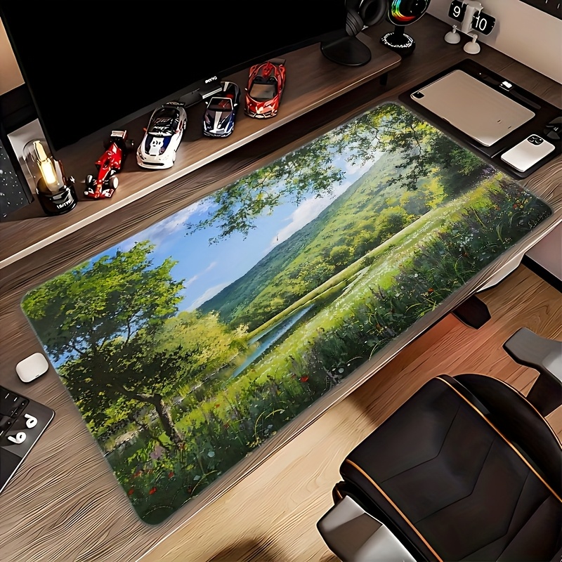Desk Mat Mouse Pad Large Cloth - Desk Setup Gifts บทวิจารณ์และราคา