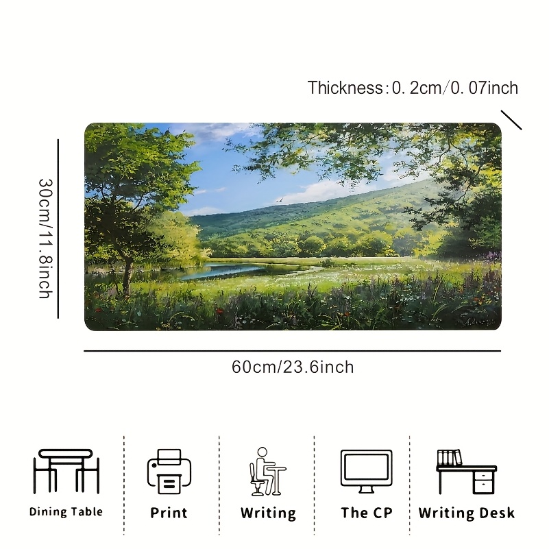 Desk Mat Mouse Pad Large Cloth - Desk Setup Gifts บทวิจารณ์และราคา